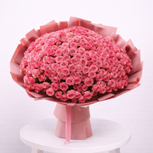 Majestic Pink Rose Cloud – 350 Roses (Pink Color)