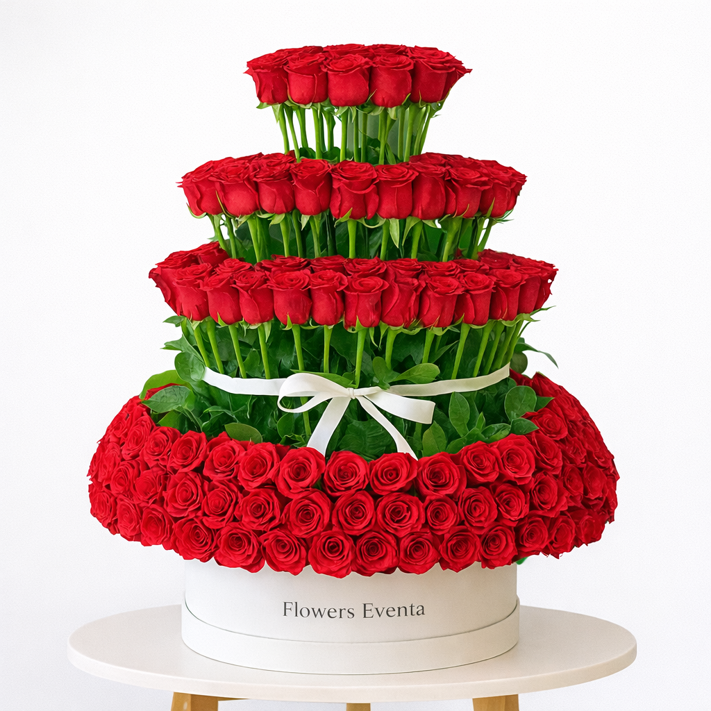 Majestic 201 Red Roses Tower