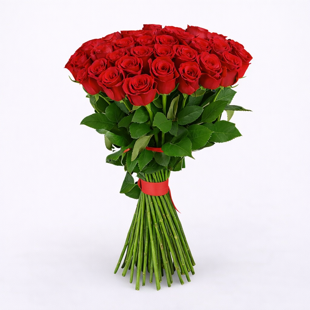 Royal 50 Red Roses – 100 cm