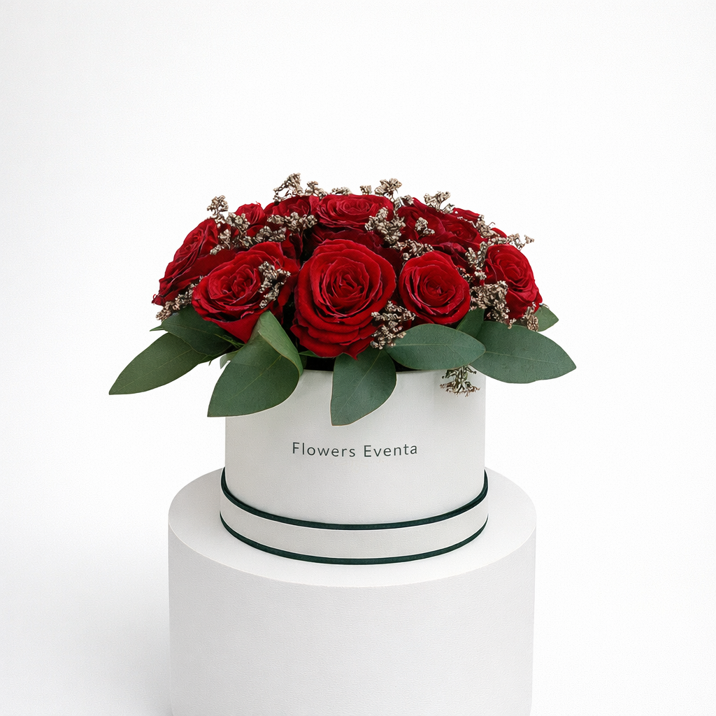 Crimson Love Rose Box – Medium