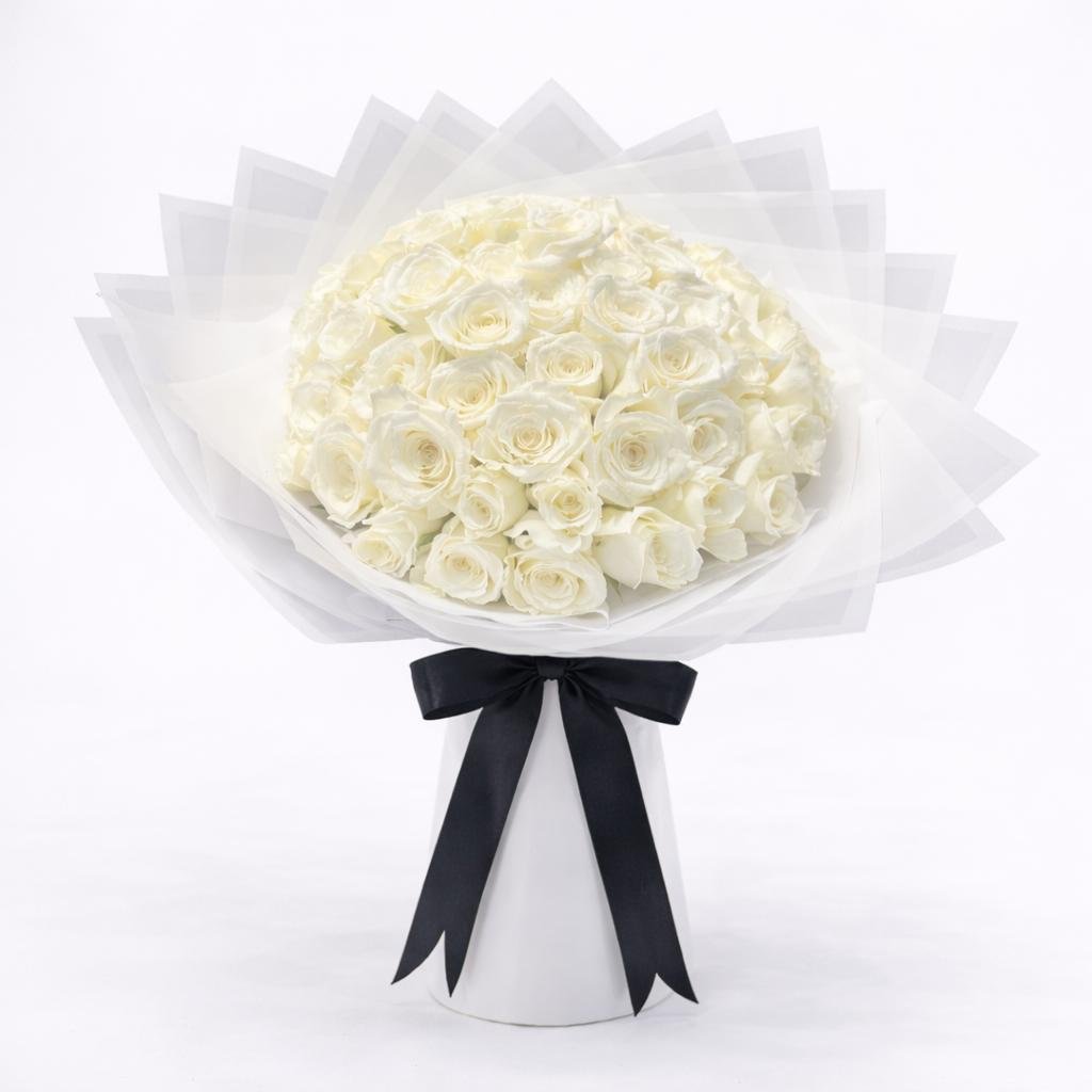 White Rose Bouquet 51