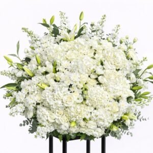 White Special Flower Stand Arrangement
