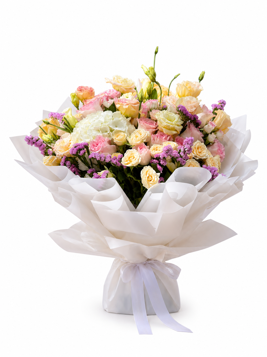 Soft Pastel Flower Bouquet